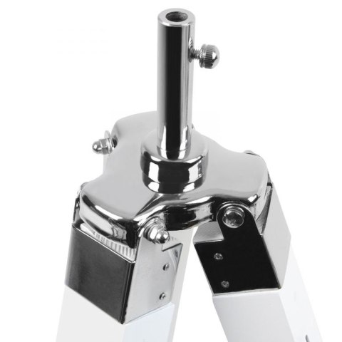 JAGO Lampa podłogowa ze statywem drewnianym, biały mat