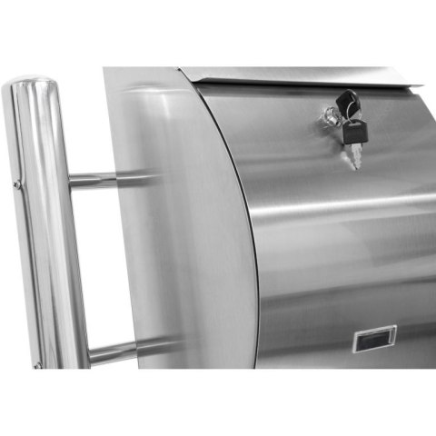 Skrzynka na listy stojąca ze stali nierdzewnej 126 cm