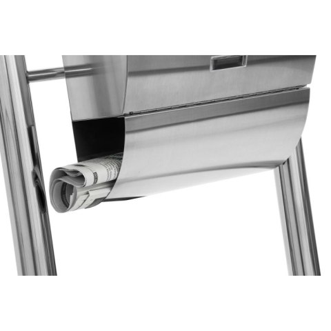 Skrzynka na listy stojąca ze stali nierdzewnej 126 cm