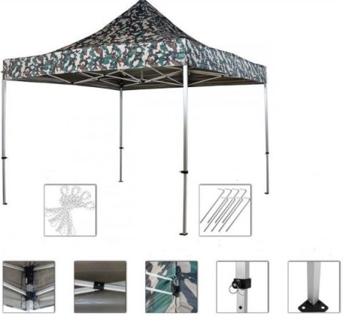 INSTENT PRO Namiot ogrodowy 3 x 3 m, woodland