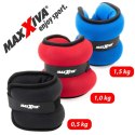 MAXXIVA Mankiety obciążające 2 x 0,5 kg, czarne