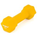 MAXXIVA Zestaw hantli z pokrowcem neoprenowym 2 x 1 kg, żółt