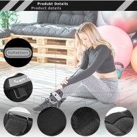 MOVIT Neoprenowe mankiety do ćwiczeń, 2x1 kg, filoetowe