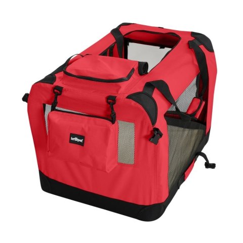 Leopet Skrzynia transportowa dla psów, S czerwona