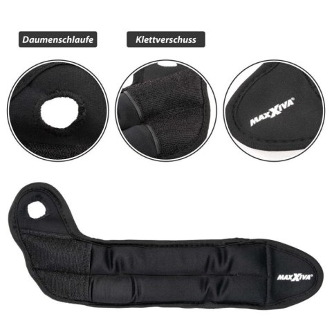 MAXXIVA Zestaw obciążeń 2 x 0,5 kg, czarny