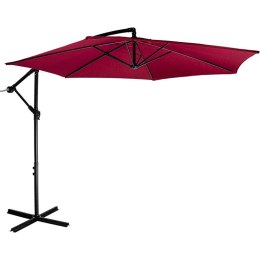 STILISTA Parasol ogrodowy, 330 x 249 cm, czerwony