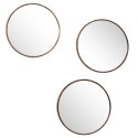 Zestaw 3 luster Toronto, okrągłych,