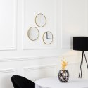Zestaw 3 luster Toronto złotych,