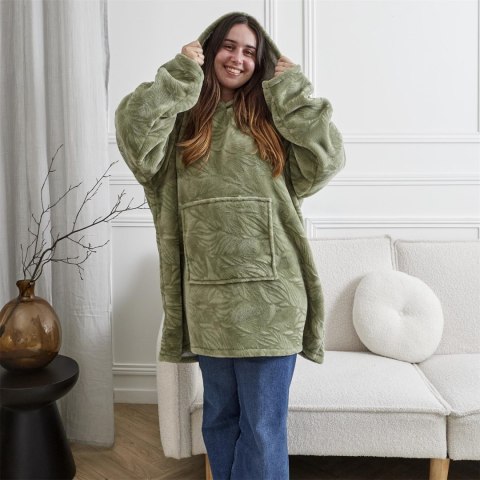 Bluza ocieplana z kapturem/ snuddie