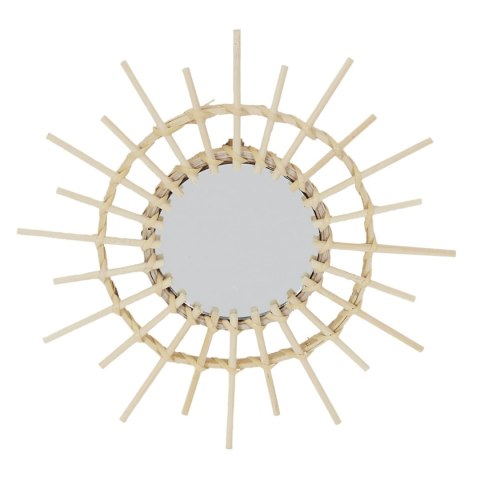 Zestaw 3 luster rattanowych Lipsi