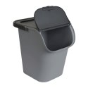 Kosz do segregacji odpadów, 40L z pokrywą i rączką