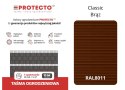 Taśma ogrodzeniowa 52mb Thermoplast® CLASSIC LINE 9,5cm BRĄZ