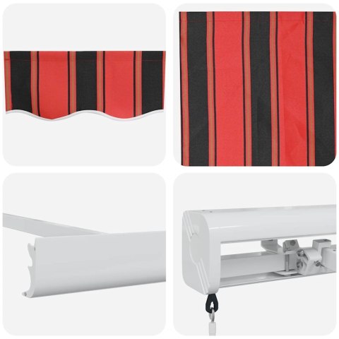 Markiza zwijana Brązowy 300 x 250 cm Tkanina, metal