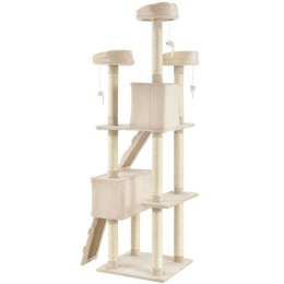 Drapak dla kotów 170 cm z legowiskami, budkami i słupkami