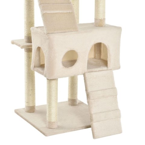 Drapak dla kotów 170 cm z legowiskami, budkami i słupkami