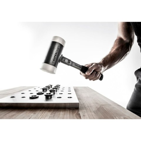 Młotek Gumowy Halder Supercraft 75 mm Przeciwodbiciowy