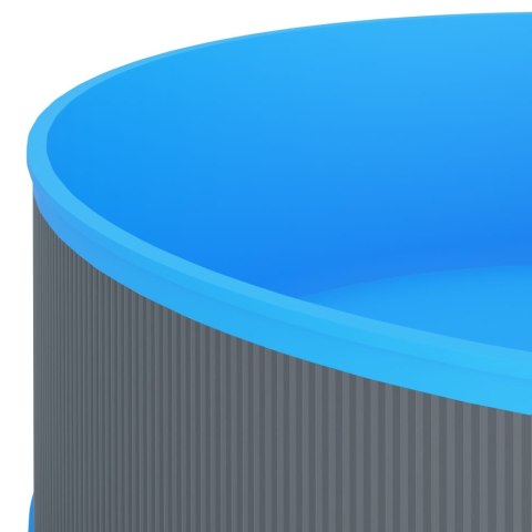 Basen ogrodowy, 350x90 cm, szary