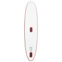 Nadmuchiwana deska SUP z żaglem i akcesoriami, czerwono-biała