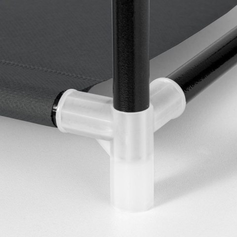 Tekstylny stojak na buty z 9 półkami i rolowanymi drzwiczkam