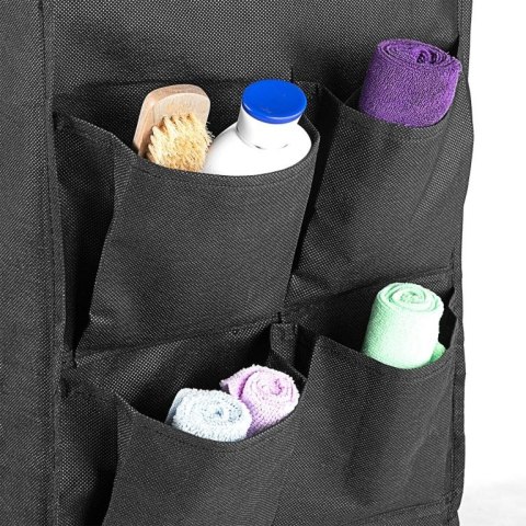 Tekstylny stojak na buty z 9 półkami i rolowanymi drzwiczkam