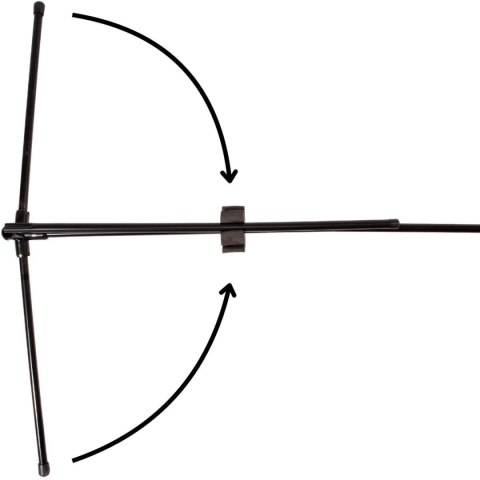 SIATKA ZE SŁUPKAMI ENERO 310X73CM 2W1 DO TENISA ZIEMNEGO, SIATKONOGI