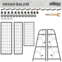 STILISTA Kwietnik, 82 x 81 x 35 cm, stal