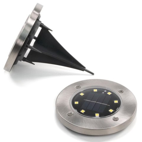 Lampa solarna Garth wbudowana ogrodowa 8 x LED