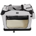 Leopet Box transportowy dla psa XXXL, 102 x 69 x 69 cm szary