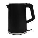 Czajnik elektryczny bezprzewodowy turystyczny 1500 W 1.2 l obrotowy czarny