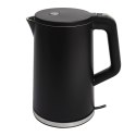 Czajnik elektryczny bezprzewodowy turystyczny 1500 W 1.7 l obrotowy czarny