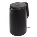 Czajnik elektryczny bezprzewodowy turystyczny 1500 W 1.8 l obrotowy czarny