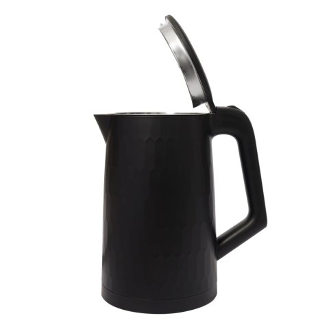 Czajnik elektryczny bezprzewodowy turystyczny 1500 W 1.8 l obrotowy czarny