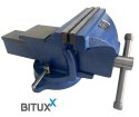 Imadło Ślusarskie Stołowe Obrotowe 360 stopni z żeliwa szczęki BITUXX