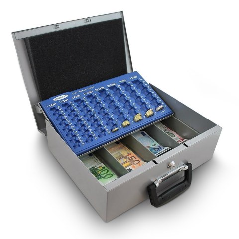 KASETKA 35CM SZARA na bilon euro duza na klucz masywna