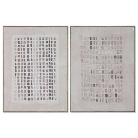 Obraz 3D Home ESPRIT Juta polistyrenu 90 x 4 x 120 cm