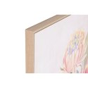 Płótno Home ESPRIT Kolor Zielony Różowy Kvety Shabby Chic 75 x 4 x 100 cm (2 Sztuk)