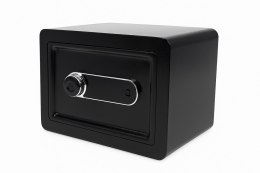 Sejf biurowy z dotykowym panelem na kod szyfr elektroniczny czarny