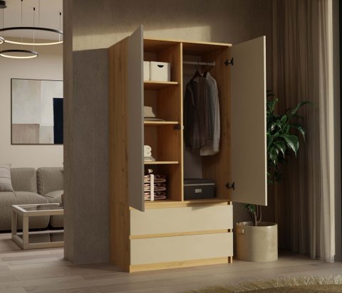 Szafa Malwa SS-90 DĄB ARTISAN KASZMIR