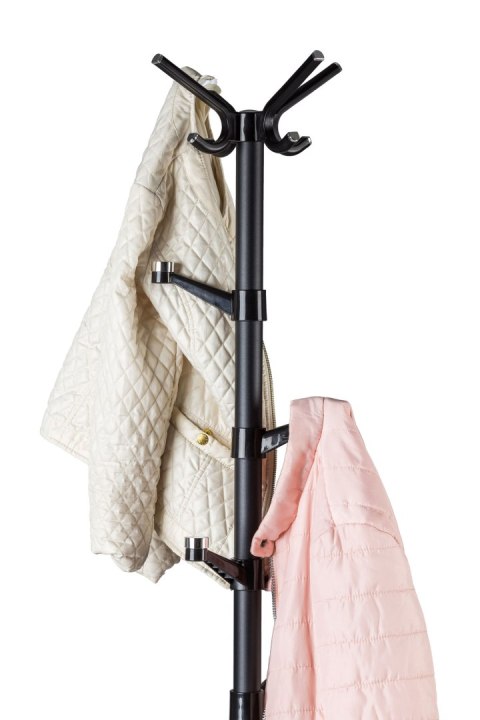 Wieszak na ubrania odzież stojący czarny ModernHome