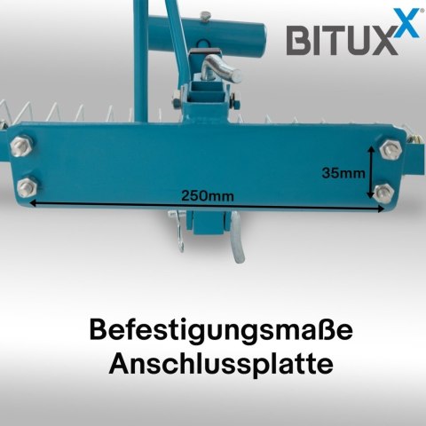 Zgrzebło do trawy / wertykulator / grzebień do trawnika do traktorków ogrodowych, kosiarek samojezdnych i quadów (ATV) - Bituxx