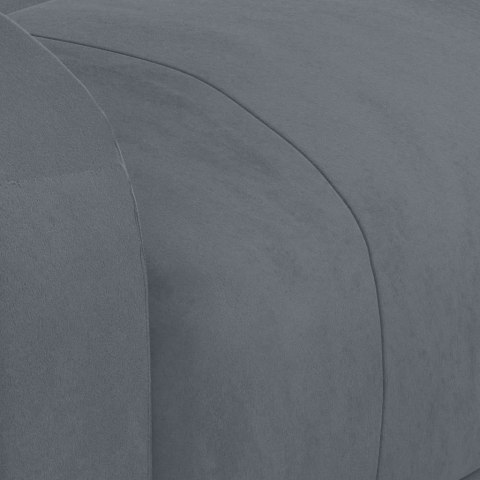 Podnoszony fotel masujący, ciemnoszary, aksamitny