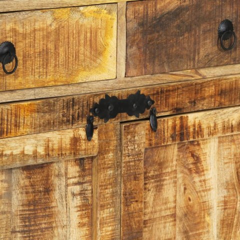 Kredens, 100x40x175 cm, surowe drewno mango