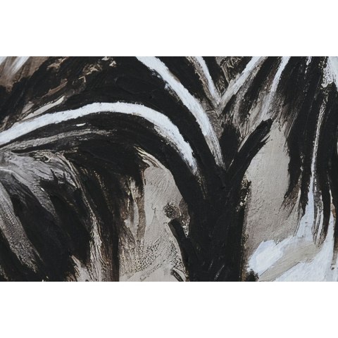 Płótno Home ESPRIT Brązowy Beżowy Złoty Palmy Tropikalny (2 Sztuk)