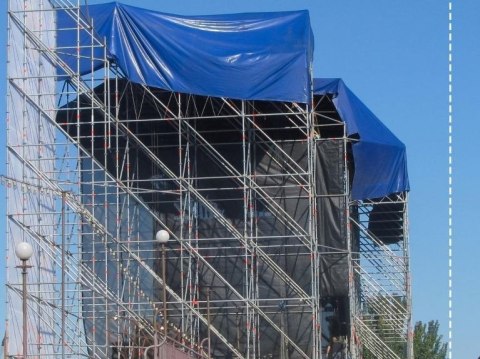 JAGO Plandeka 650 g/m², aluminiowe oczka, niebieska, 4 x 5 m