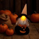 FIGURKA DEKORACYJNA NA DYNI 35CM LED HALLOWEEN CZARNY