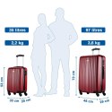ZESTAW 2 WALIZEK 18 i 26 CALE SLAZENGER RED WINE