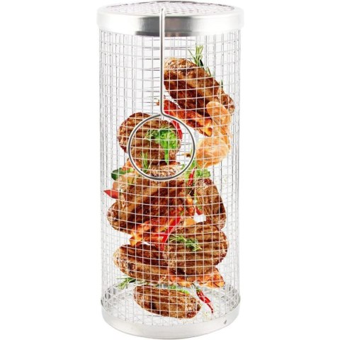 KOSZYK DO GRILLOWANIA WARZYW 9x9x20CM 2SZT