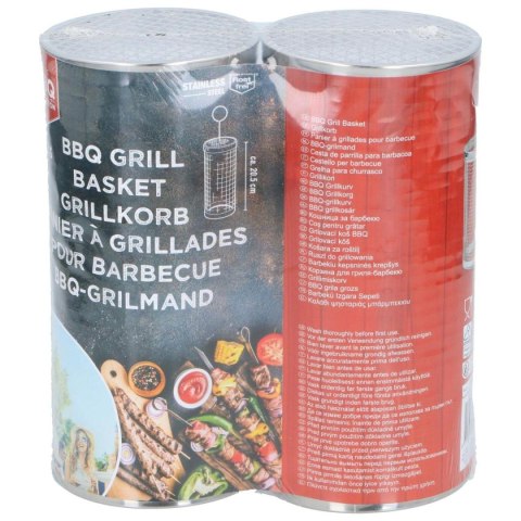 KOSZYK DO GRILLOWANIA WARZYW 9x9x20CM 2SZT
