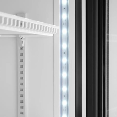 Witryna szafa chłodnicza z podświetlanym panelem reklamowym 360L