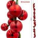 GAŁĄZKA GIRLANDA Z OWOCÓW CZERWONEJ JARZĘBINY 180CM MICA